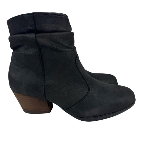 BELLA VITA HELENA SLOUCHY BLOCK HEEL ANKLE BOOTIES IN‎ BLACK NWOB SIZE 8.5M - Picture 3 of 11